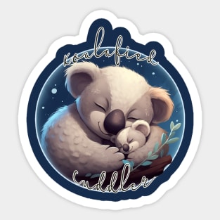 Koalafied Cuddler Sticker